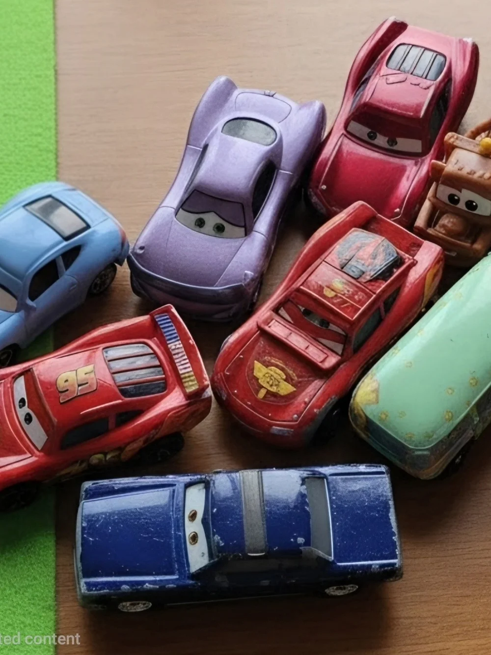 Vintage lot of rare disney Pixar Cars vehicles Including Plane